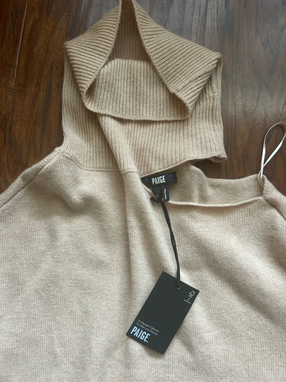 Paige Raundi Wool-Blend Cold Shoulder Sweater Dress XS NWT - Picture 5 of 12
